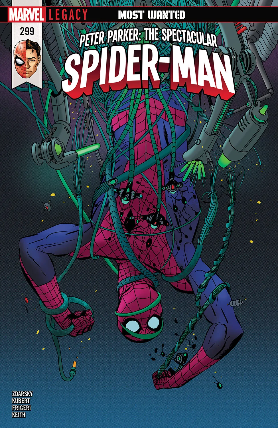 Couverture de Peter Parker: The Spectacular Spider-Man (2017) #299