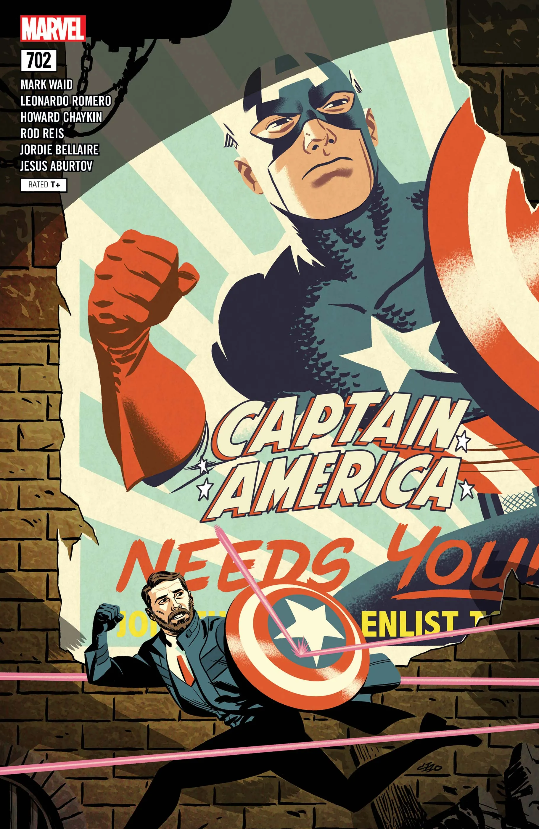 Couverture de Captain America (2017) #702