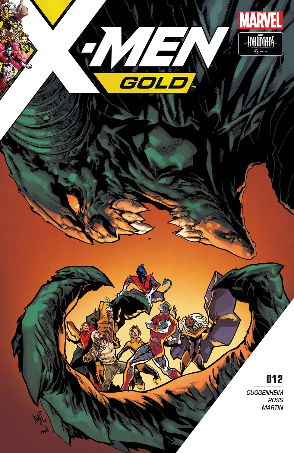 Couverture de X-Men: Gold (2017) #12
