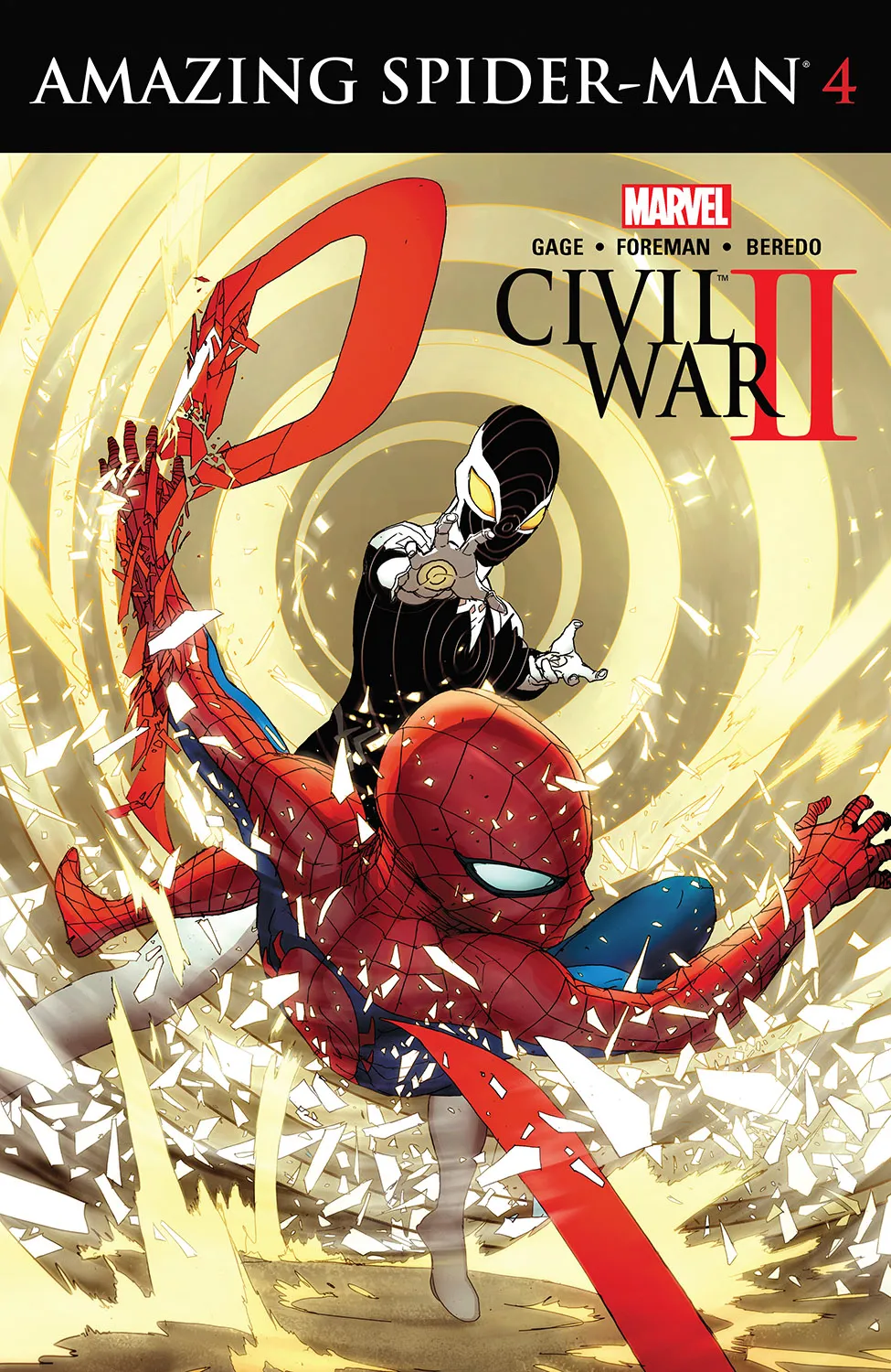 Couverture de Civil War II: Amazing Spider-Man (2016) #4