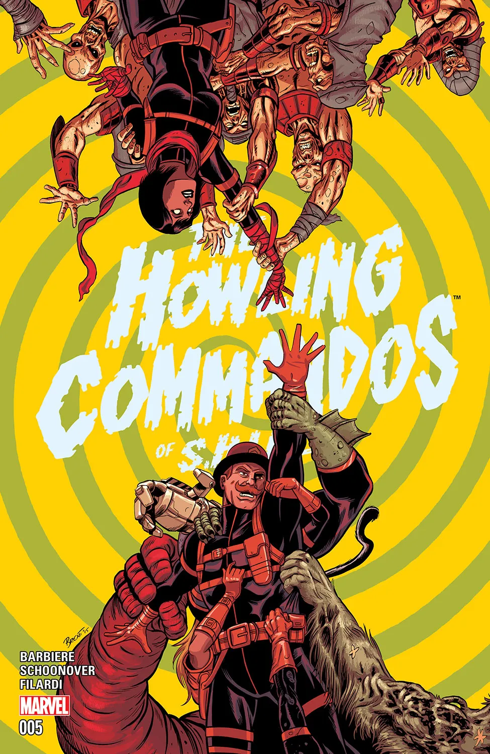 Couverture de Howling Commandos of S.H.I.E.L.D. (2015) #5