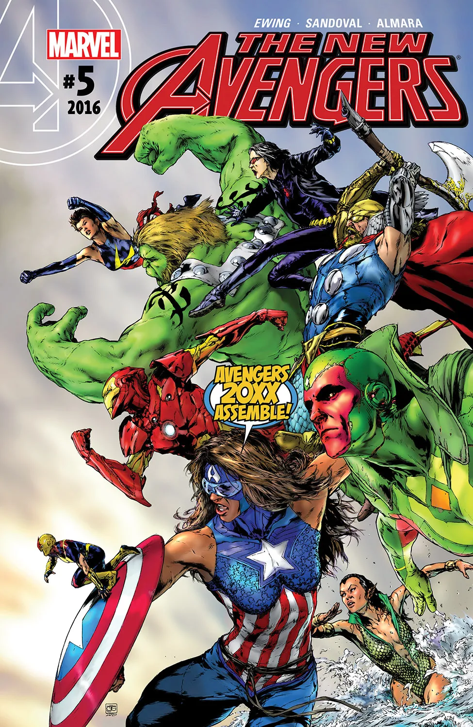 Couverture de New Avengers (2015) #5