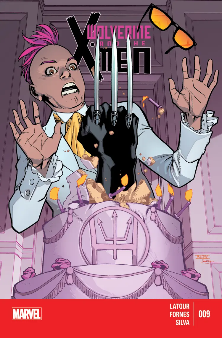 Couverture de Wolverine & the X-Men (2014) #9
