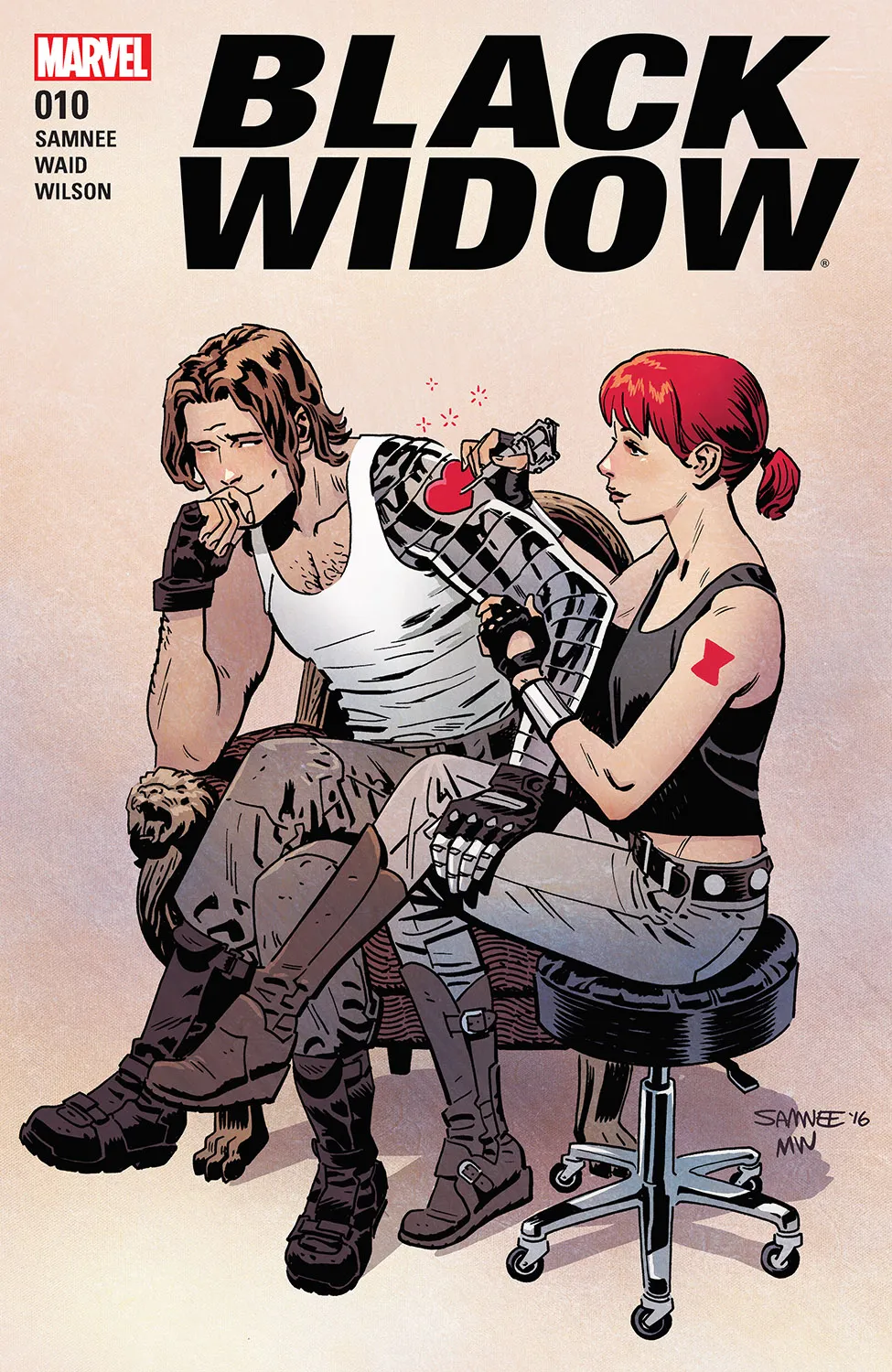 Couverture de Black Widow (2016) #10