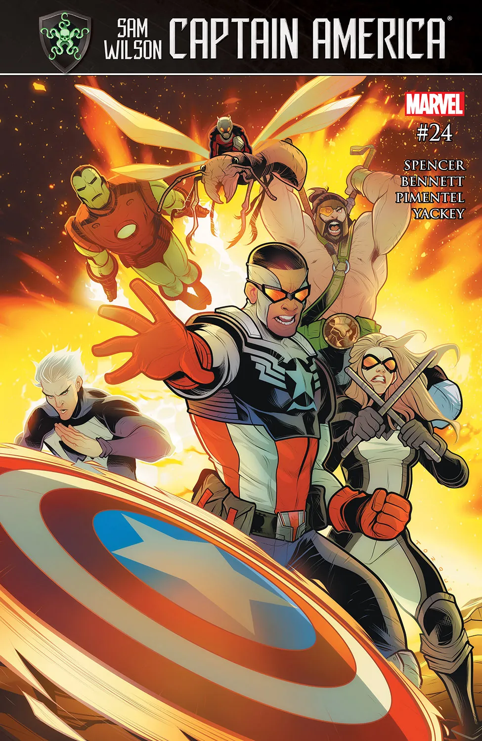 Couverture de Captain America: Sam Wilson (2015) #24