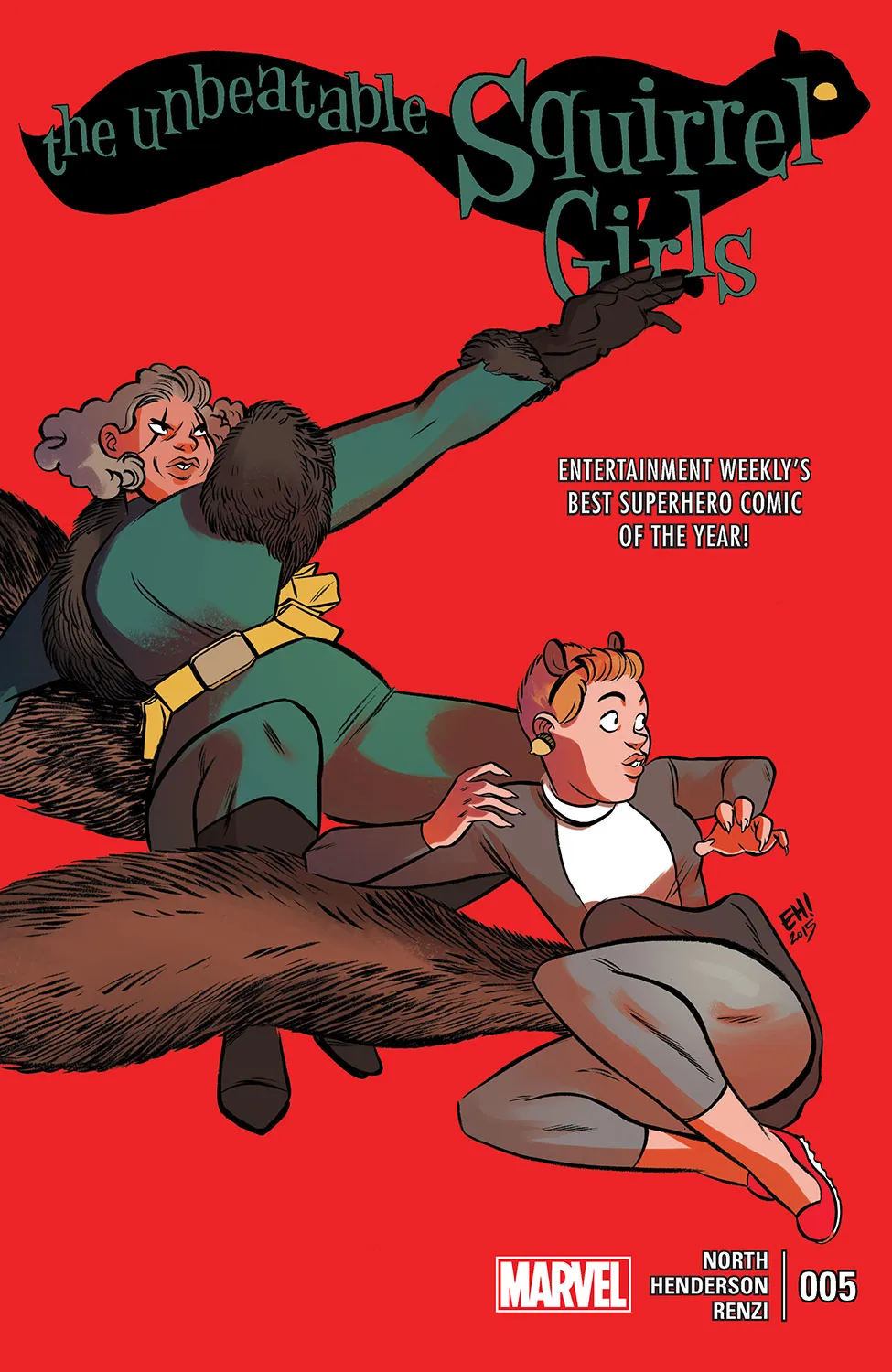 Couverture de The Unbeatable Squirrel Girl (2015) #5
