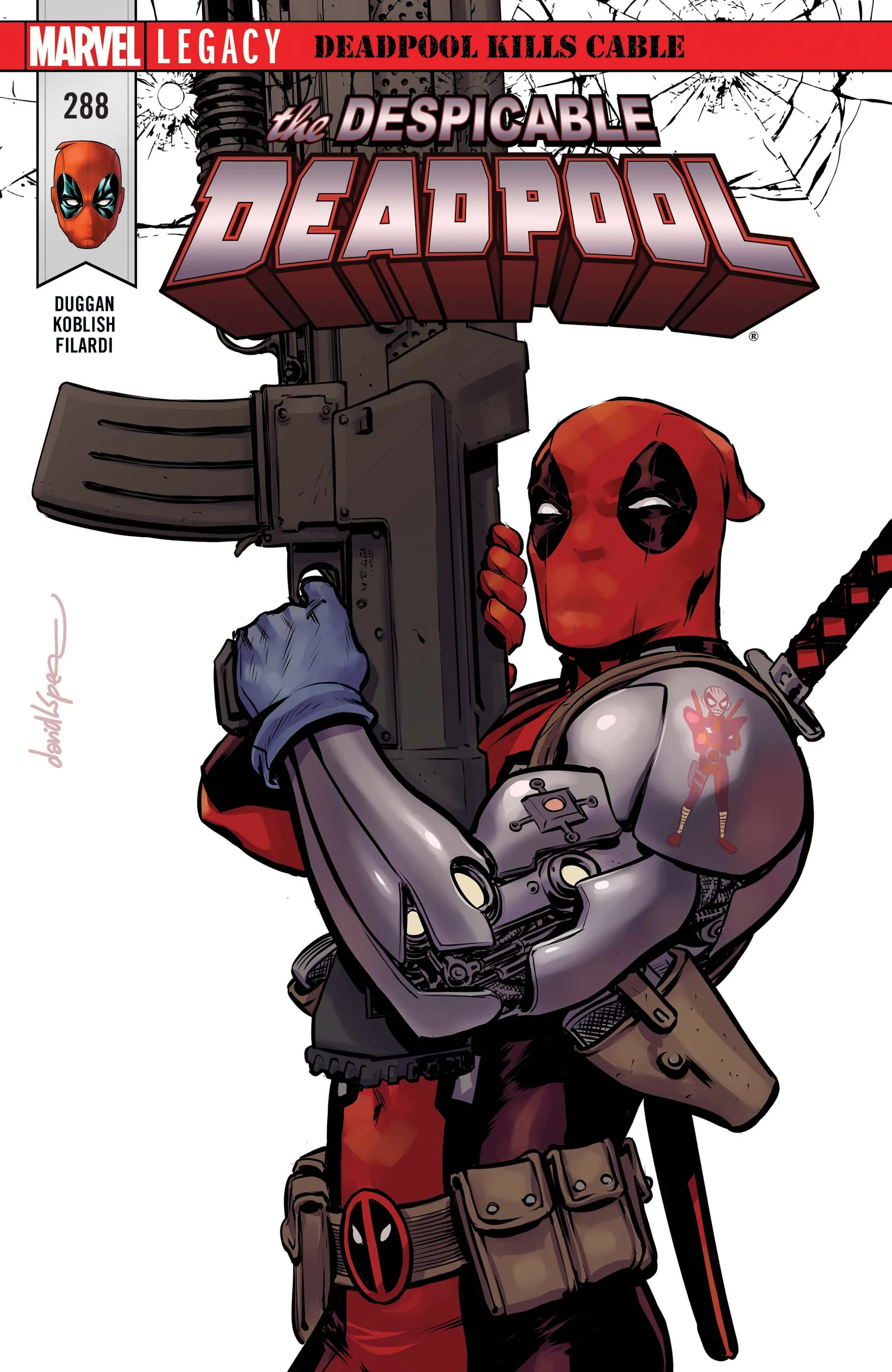 Couverture de Despicable Deadpool (2017) #288