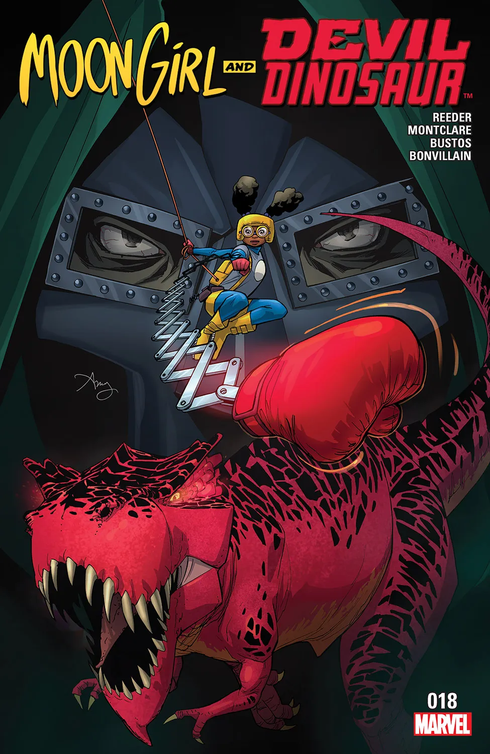 Couverture de Moon Girl and Devil Dinosaur (2015) #18