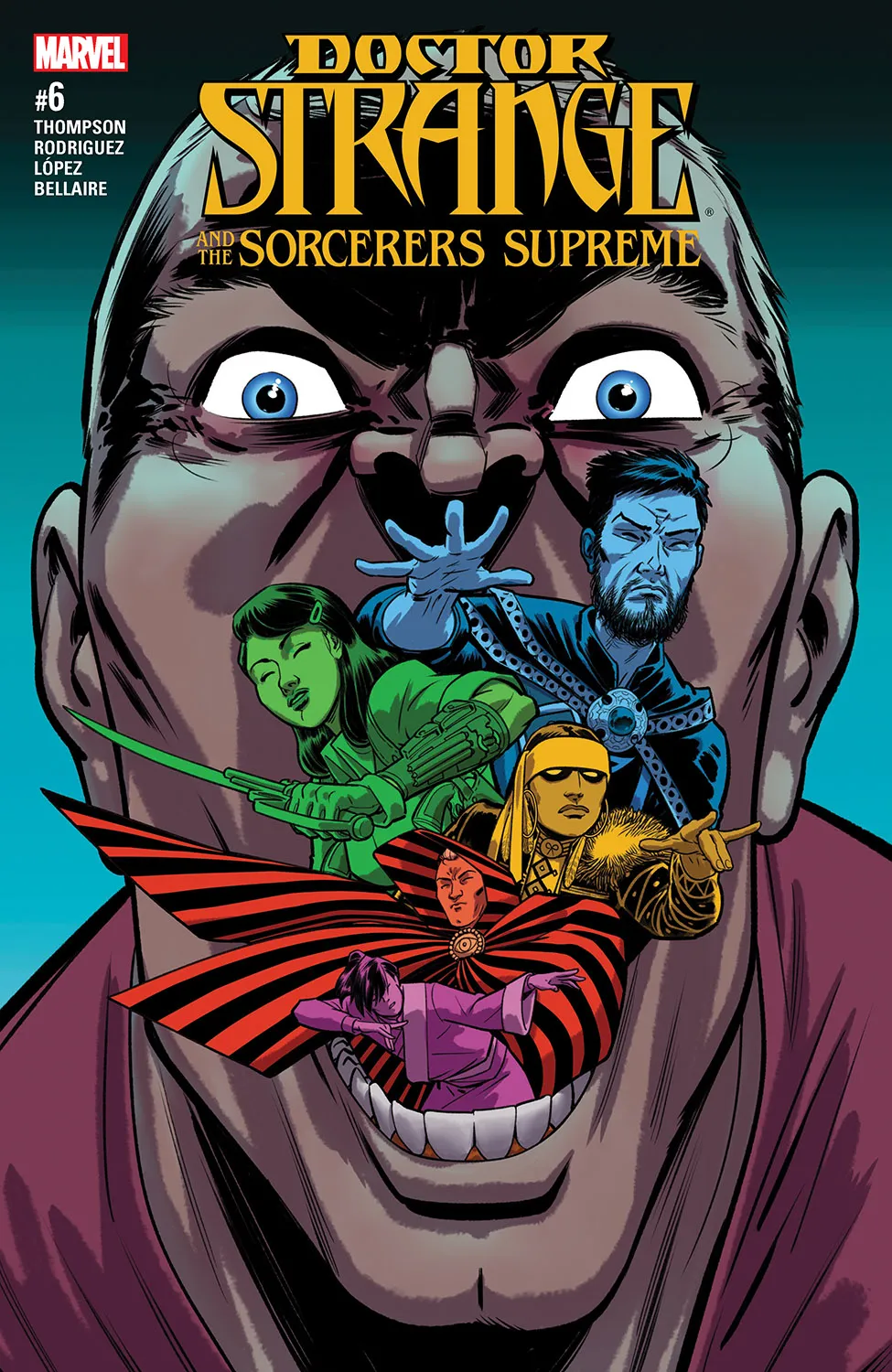 Couverture de Doctor Strange and the Sorcerers Supreme (2016) #6