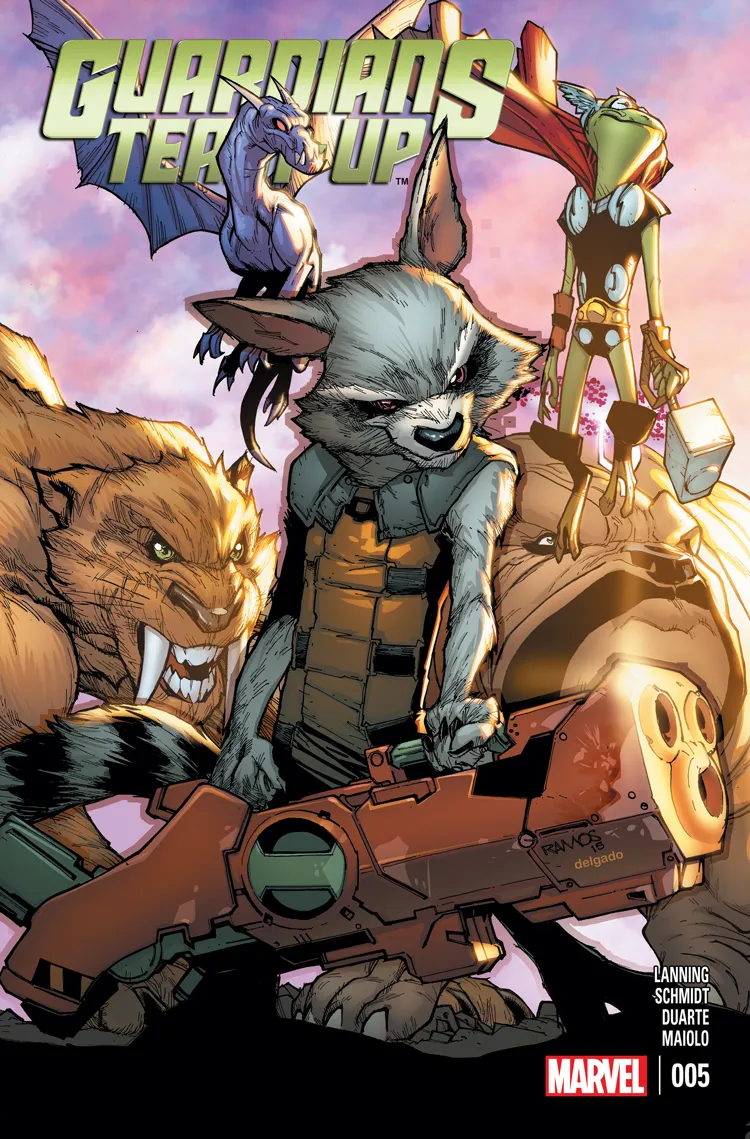 Couverture de Guardians Team-Up (2015) #5