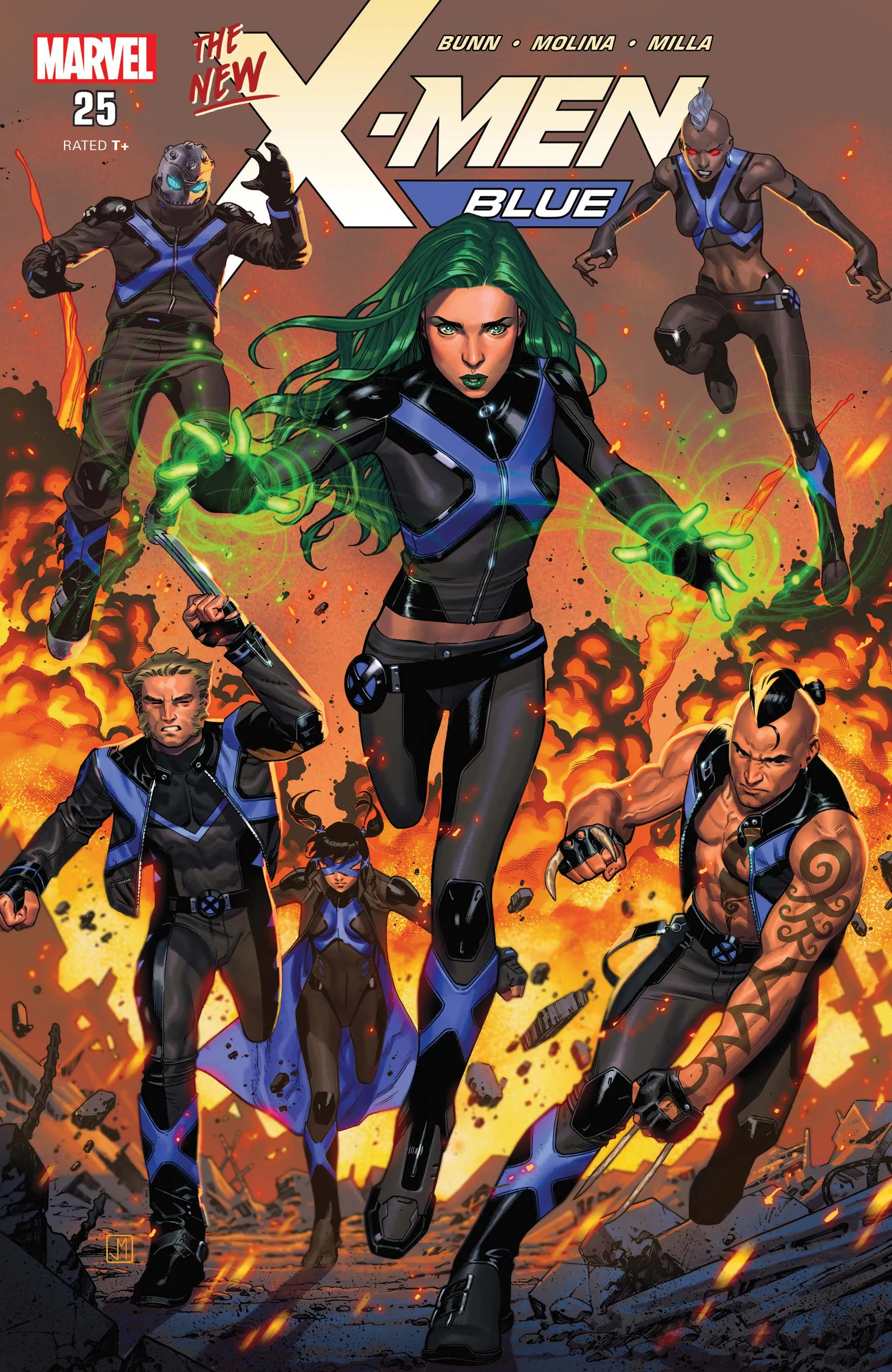 Couverture de X-Men: Blue (2017) #25
