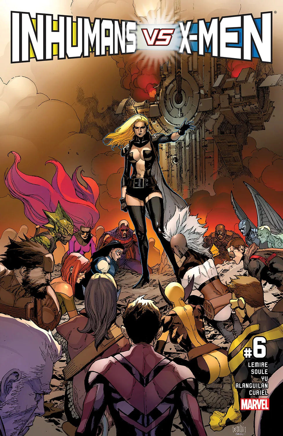 Couverture de Inhumans vs. X-Men (2016) #6