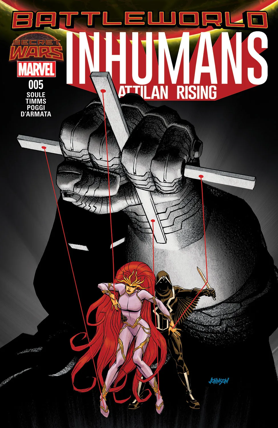 Couverture de Inhumans: Attilan Rising (2015) #5