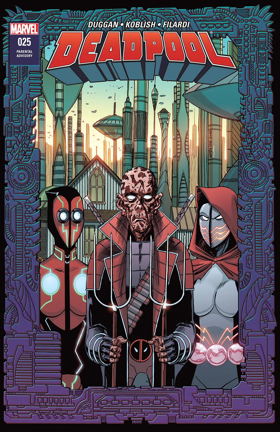 Couverture de Deadpool (2015) #25