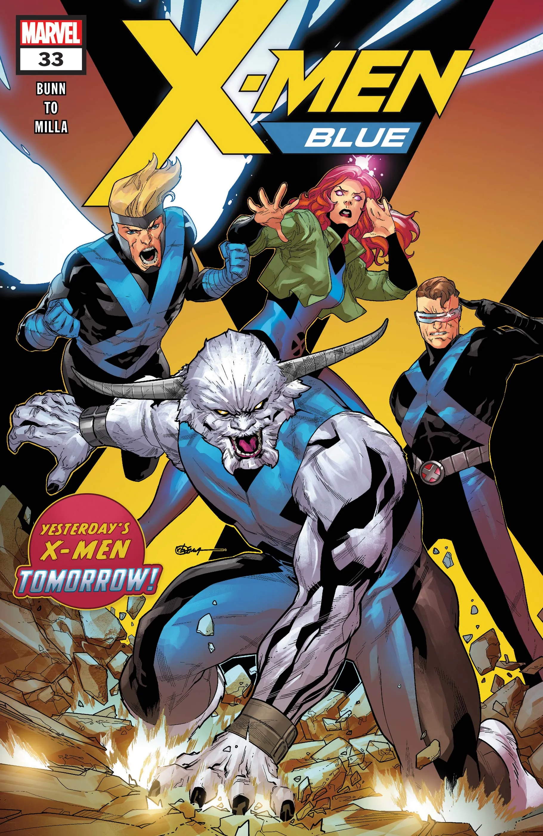 Couverture de X-Men: Blue (2017) #33