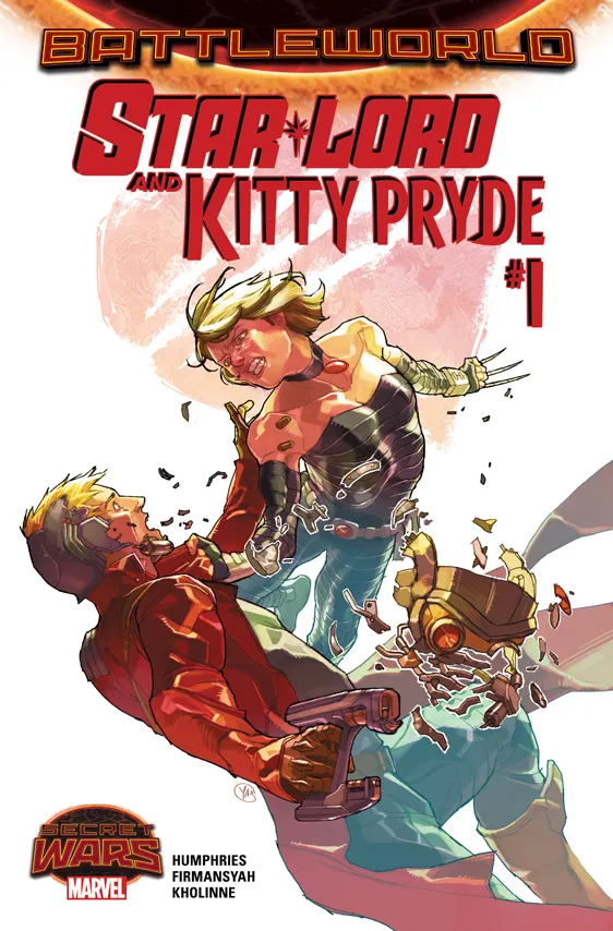 Star-Lord and Kitty Pryde