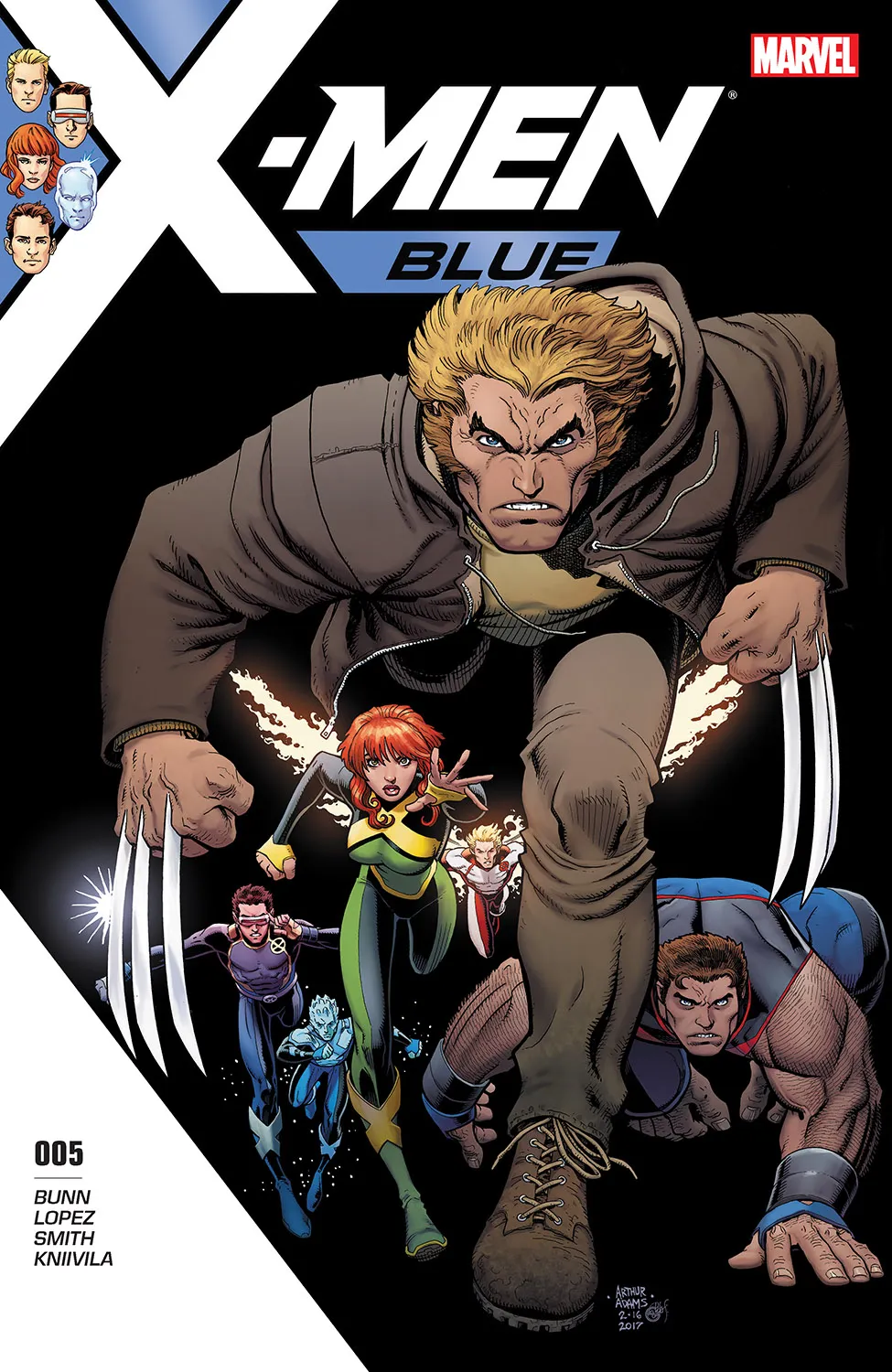 Couverture de X-Men: Blue (2017) #5