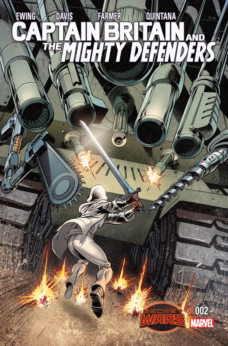 Couverture de Captain Britain and the Mighty Defenders (2015) #2