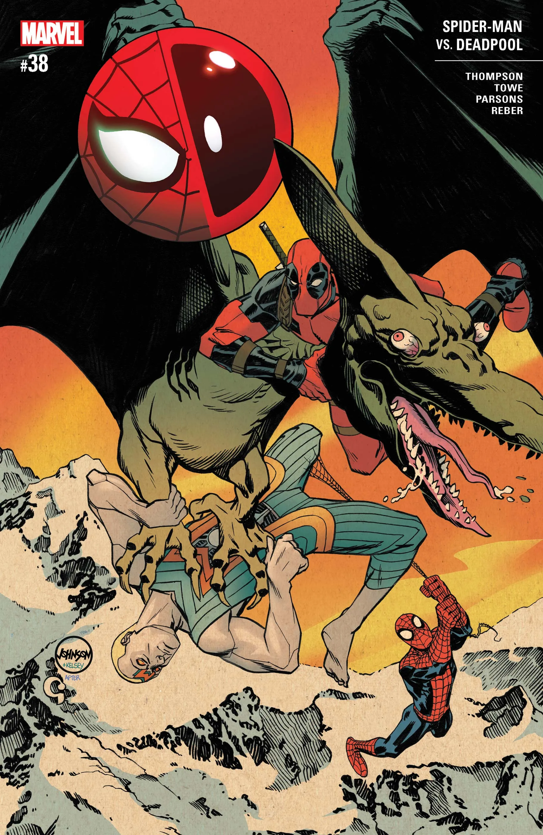 Couverture de Spider-Man/Deadpool (2016) #38
