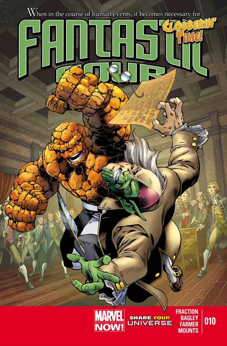 Couverture de Fantastic Four (2012) #10