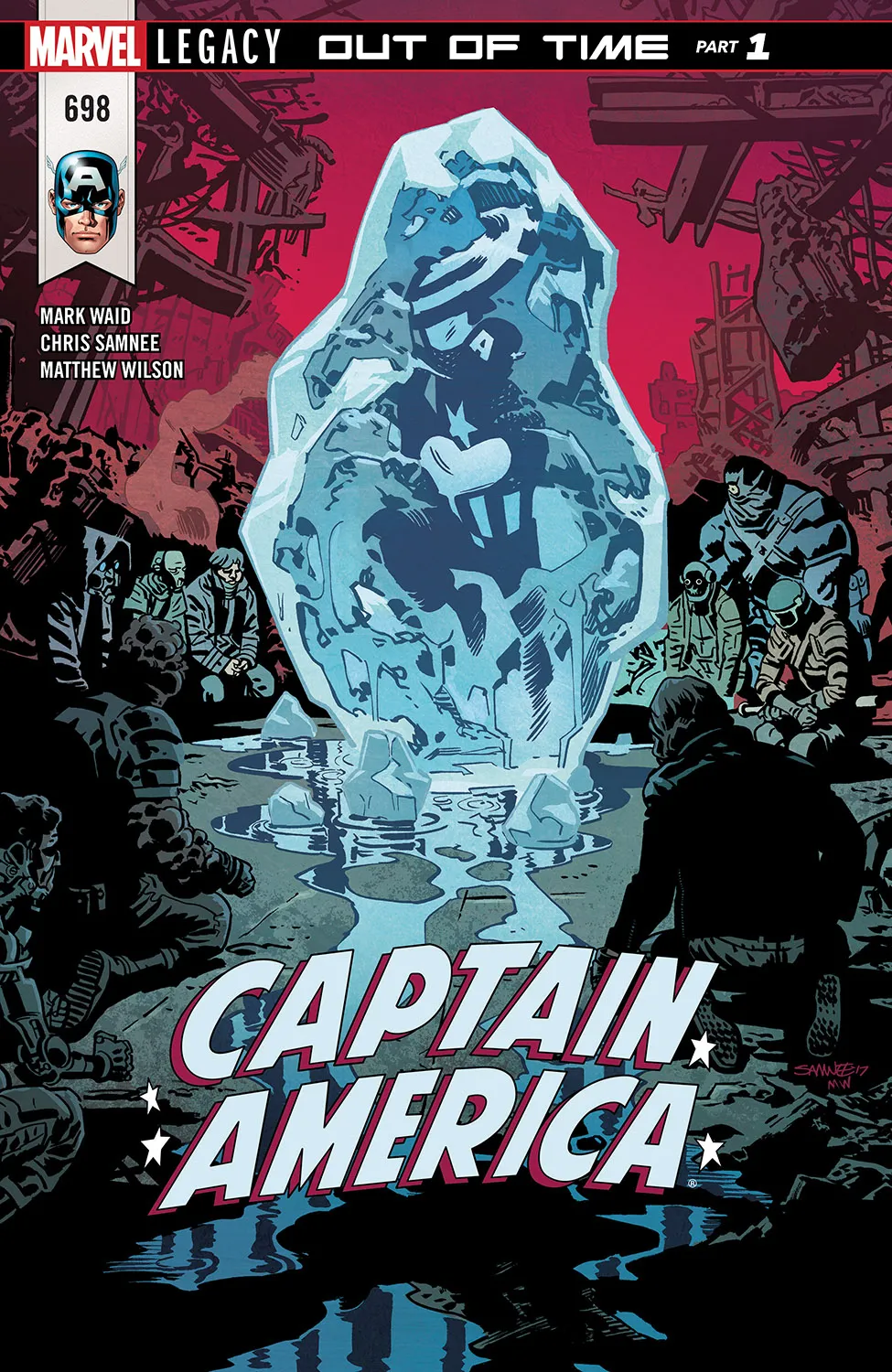 Couverture de Captain America (2017) #698