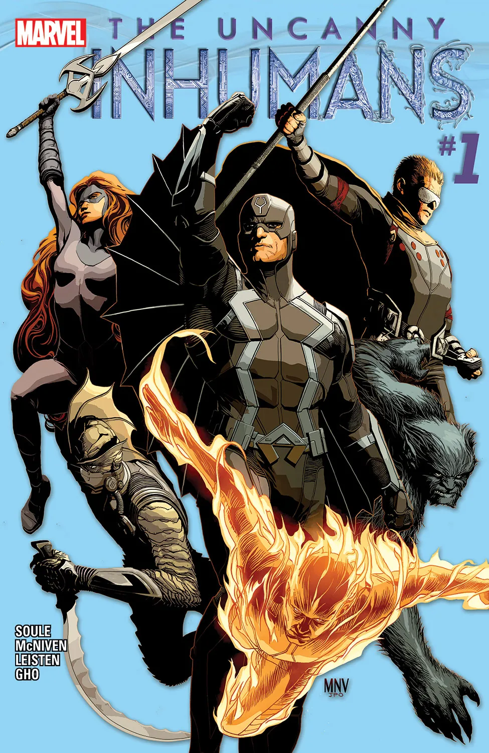 Couverture de Uncanny Inhumans (2015) #1