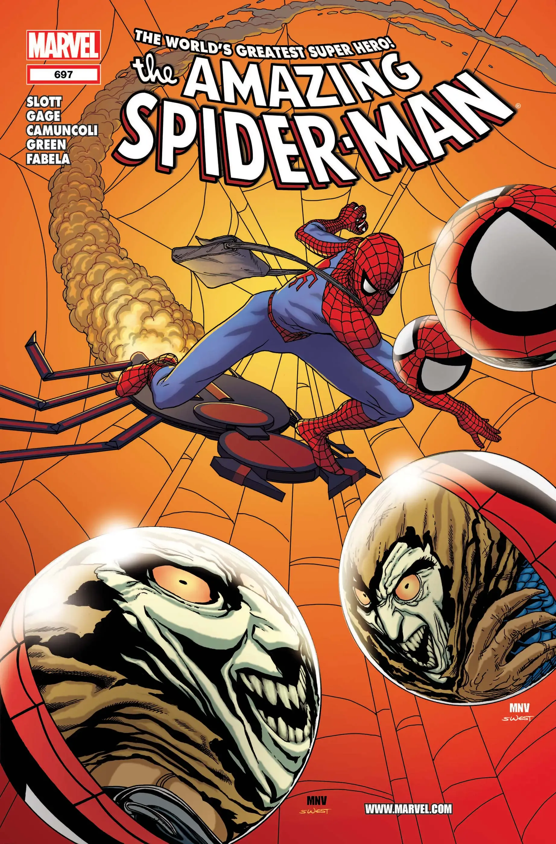 Couverture de Amazing Spider-Man (1999) #697