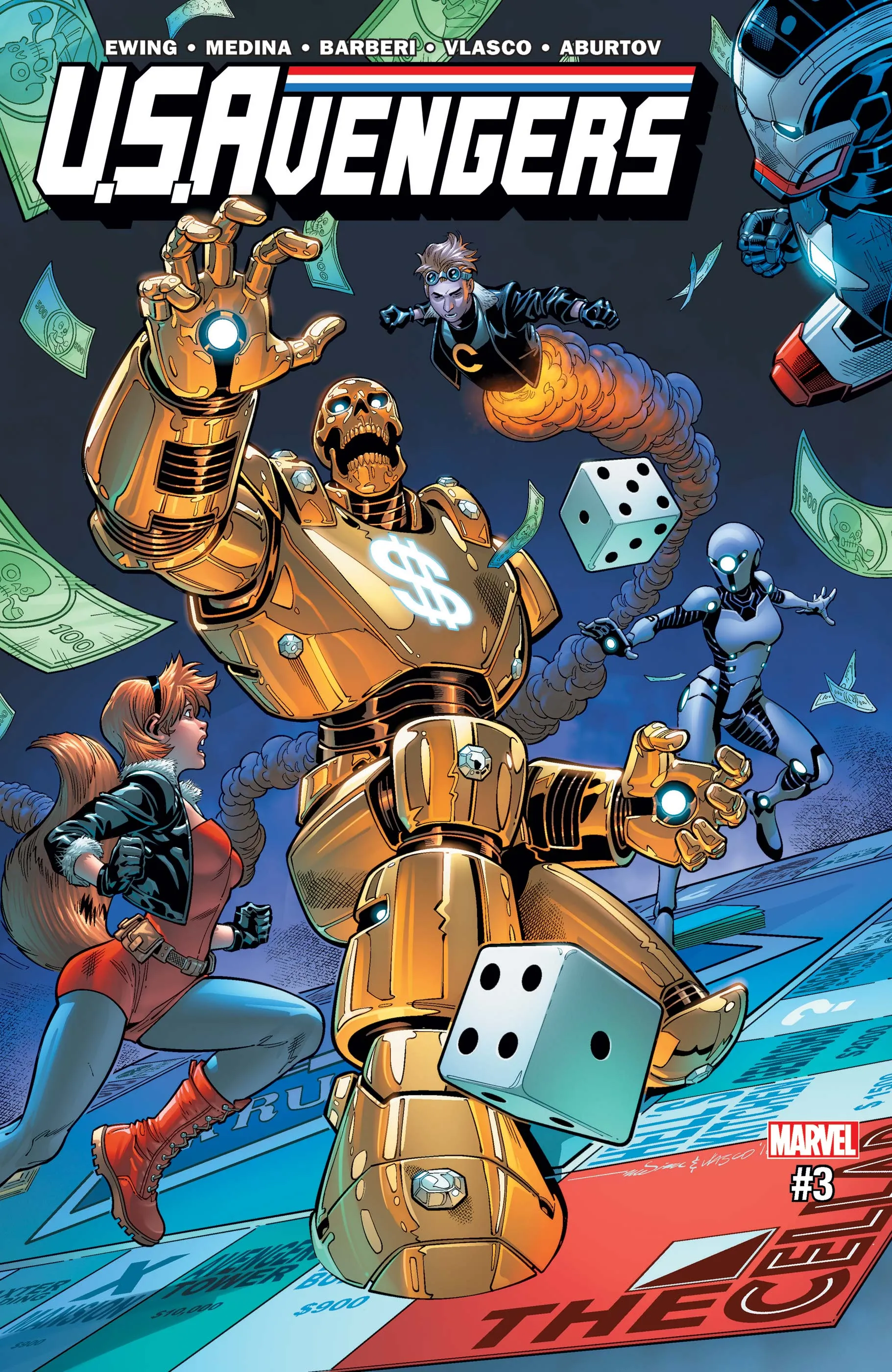 Couverture de U.S.Avengers (2017) #3