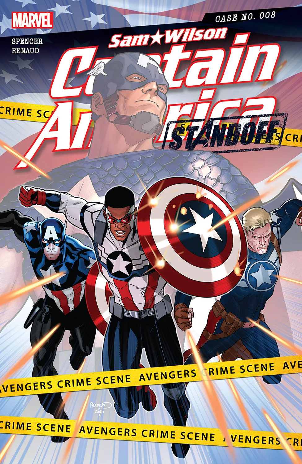 Couverture de Captain America: Sam Wilson (2015) #8