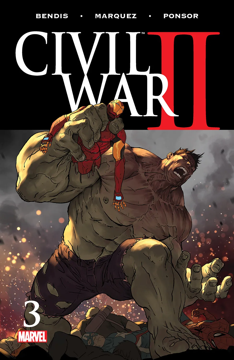 Couverture de Civil War II (2016) #3